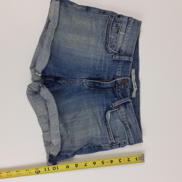 JOE'S High Waisted Cuffed Denim Shorts W26 - Picture 5 of 8